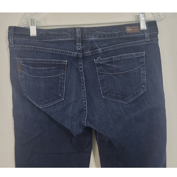 Paige Jeans Womens Size 31 Robertson Flare Raw Hem Boho Hippie Festival Retro - Picture 7 of 10